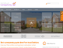 Tablet Screenshot of homebuyerconveyancing.com